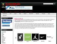 Tablet Screenshot of hotnessfeet.com